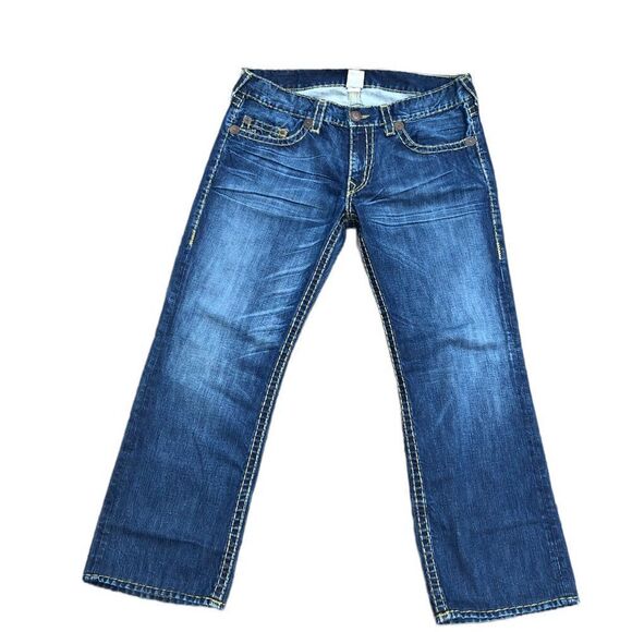 Vintage True Religion Jeans Size 36 Bobby Super T Blue - Picture 4 of 10